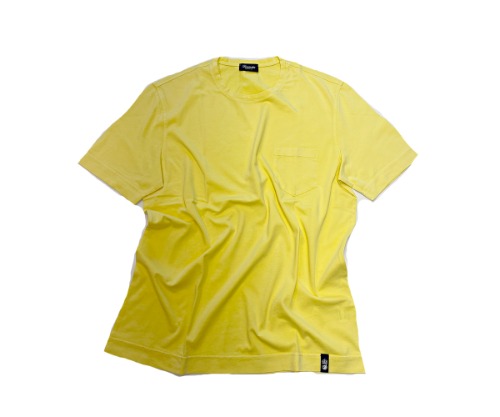 Drumohr - Lemon Pocket Washed Cotton T-shirt
