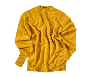 Drumohr - Yellow Lambs Wool Crewneck Knit