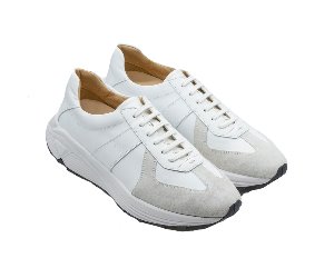 IMMATERIAL - ARCTURUS WHITE LEATHER SNEAKERS