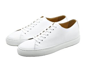 IMMATERIAL - LIBRA WHITE LEATHER SNEAKERS