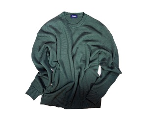 Drumohr - Green Merino Wool Crewneck Knit